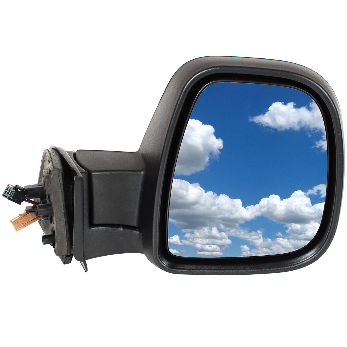 Зовнішнє дзеркало Citroen Berlingo 12-17 З ЕЛЕКТРОПІДІГРІВОМ чорне праве