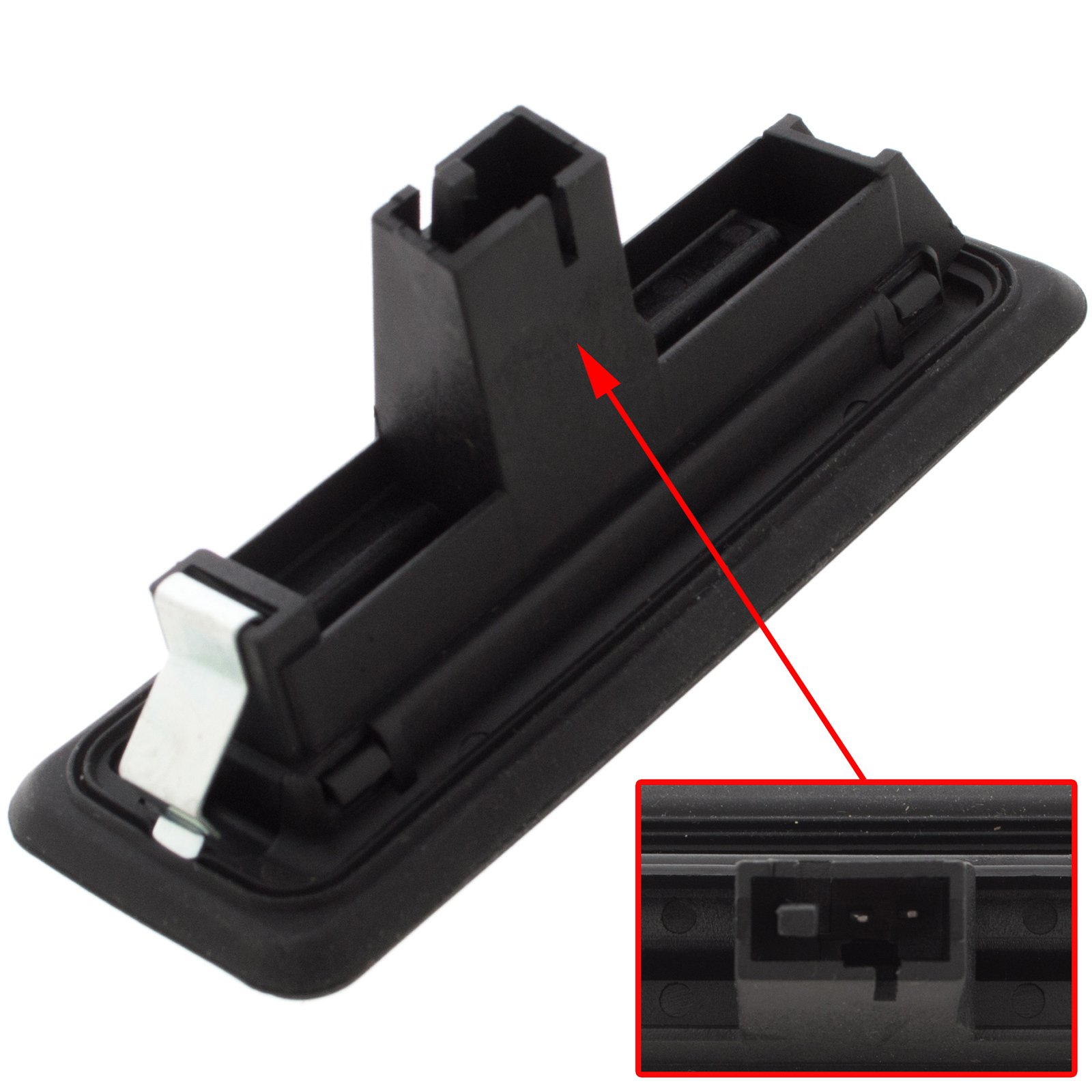 Skoda Octavia II 04-13 березня 2013 - кнопка (мікроперемикач) ручки задньої кришки багажника